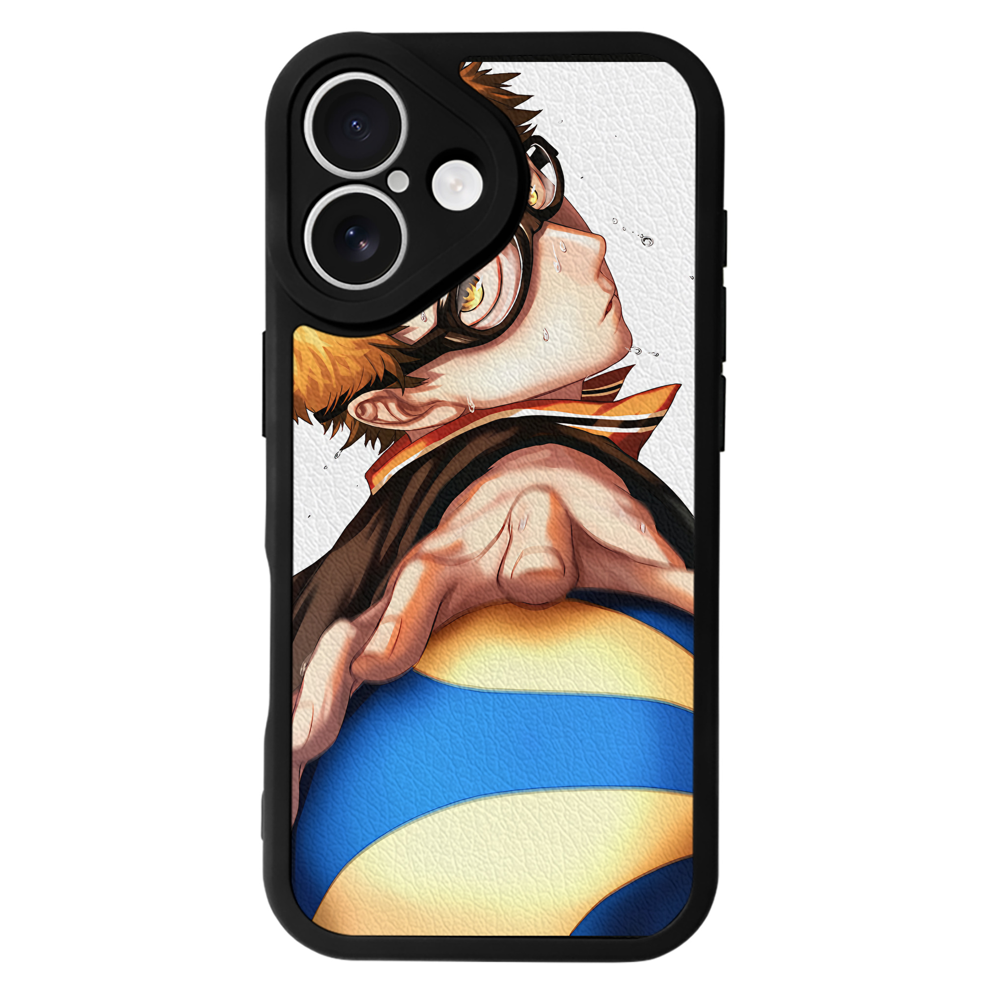 （画像用） ハイキュー!! Haikyu!! 【iPhone 16シリーズ対応】シリコンスマホケース（レザー調） 材質：シリコン